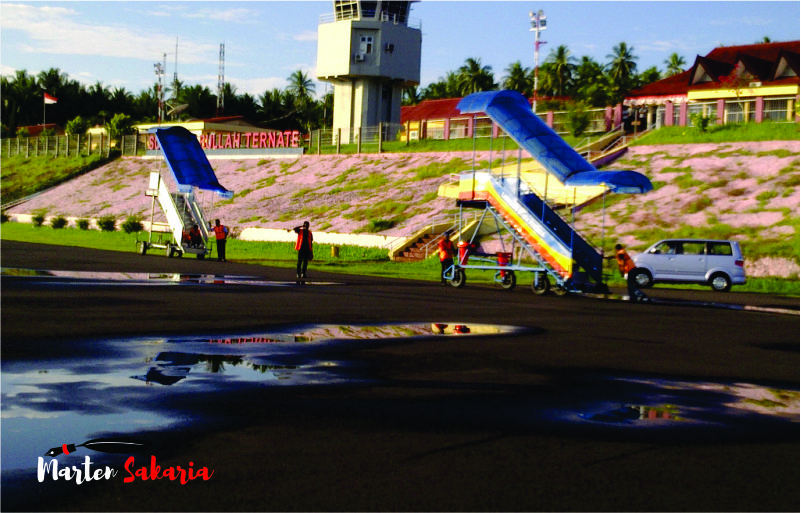 bandara sultan babullah di bumi ternate