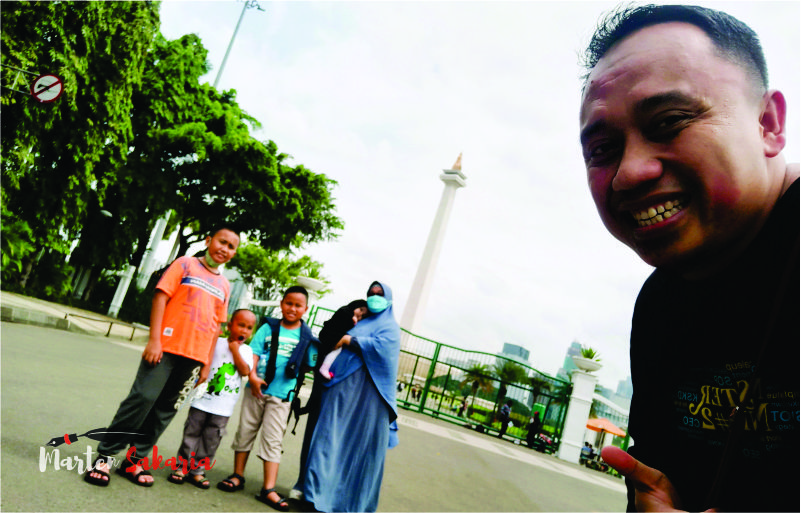 keliling jakarta ke monas