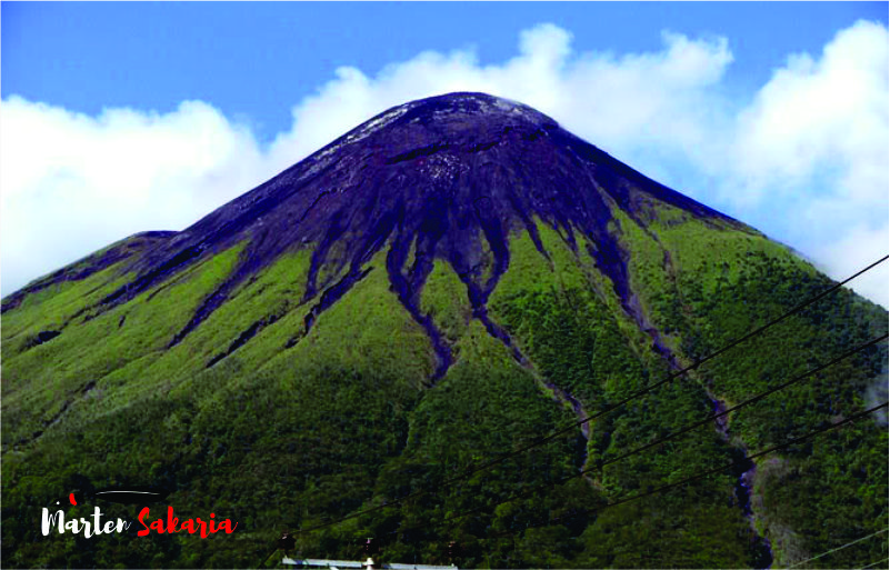 gunung gamalama di bumi ternate